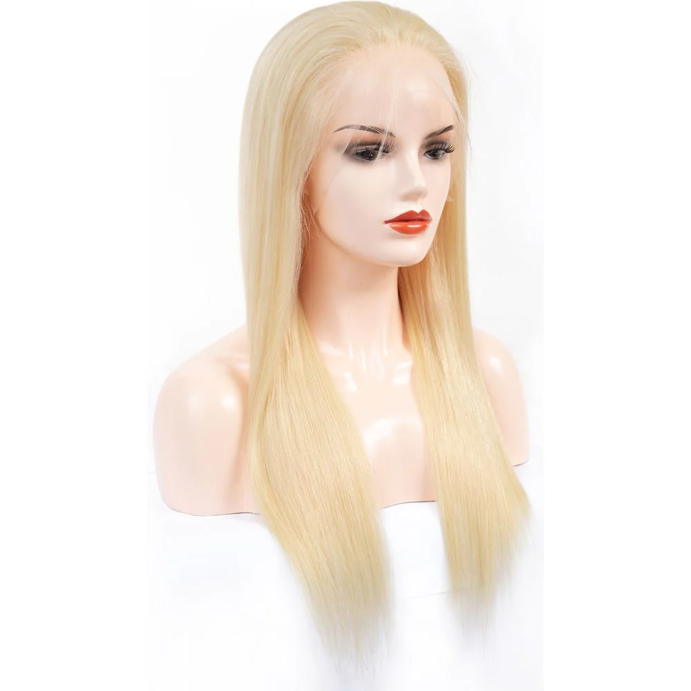 B & B Gold 100% Brazilian Human Hair 13x4 Lace Front Wig - 613 - Image 3