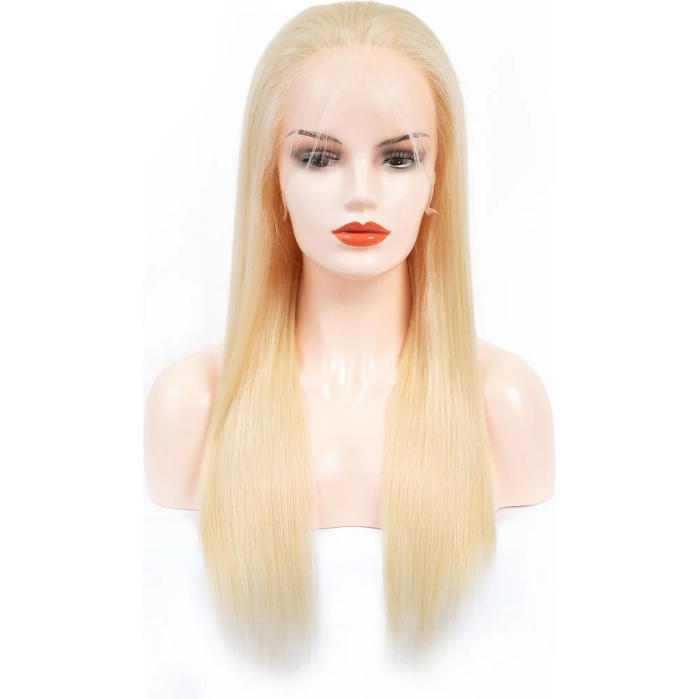 B & B Gold 100% Brazilian Human Hair 13x4 Lace Front Wig - 613 - Image 6