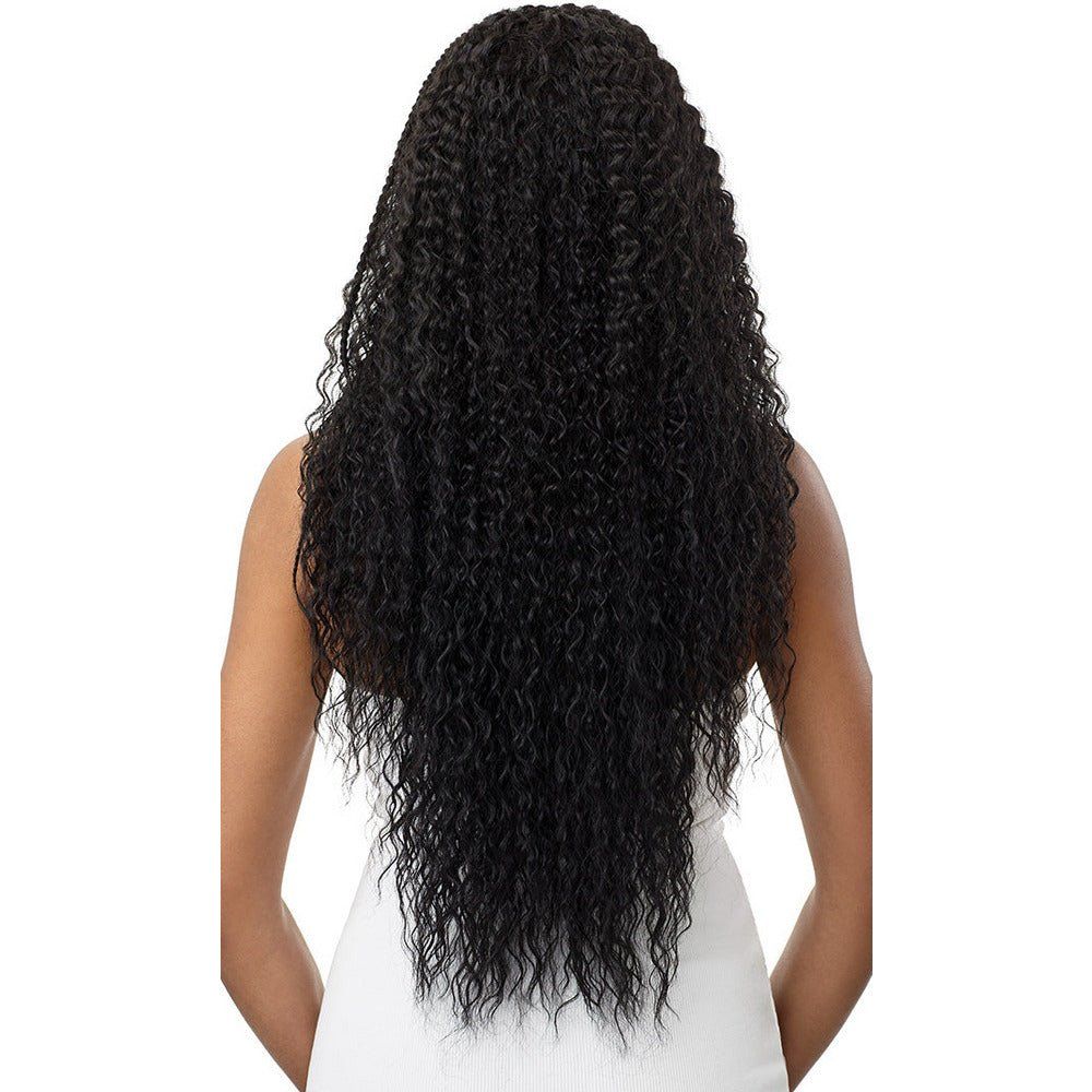 Outre 13x4 HD Synthetic Lace Front Wig - Stitch Braid Ripple Wave 30” - Image 3