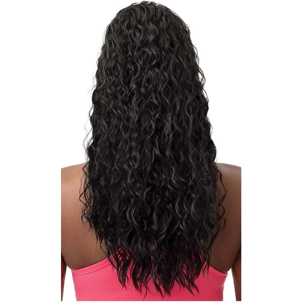 Outre Pretty Quick Synthetic Drawstring Ponytail - Natural Wave 22" - Image 4