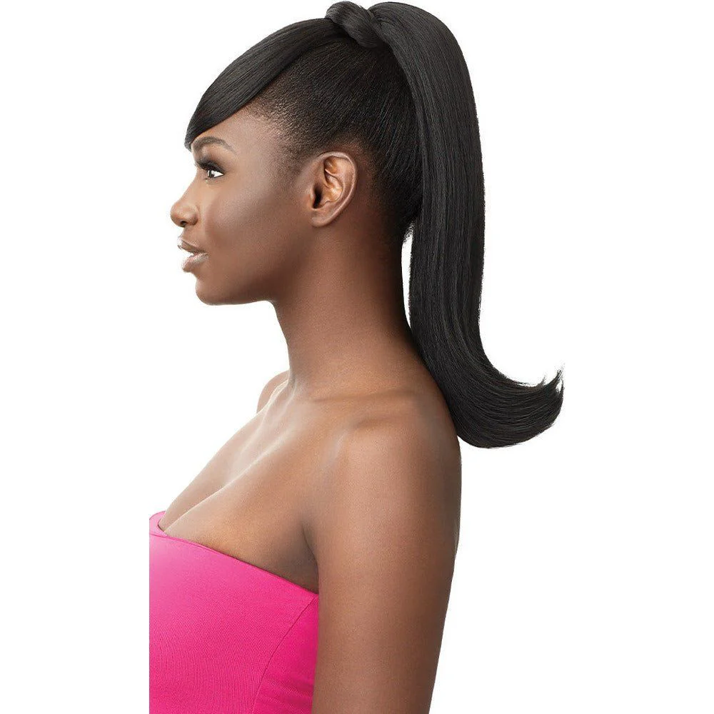 Outre Quick Pony Bang X Pony Synthetic Drawstring Ponytail - Novelia - Image 3