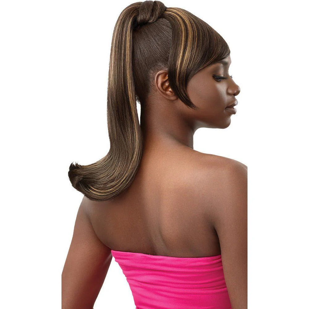 Outre Quick Pony Bang X Pony Synthetic Drawstring Ponytail - Novelia - Image 4
