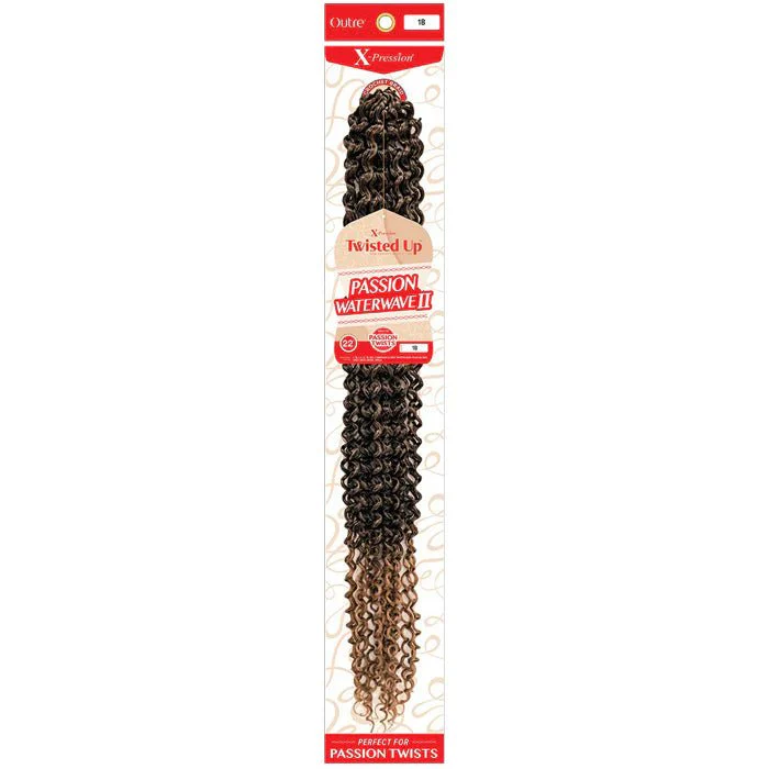 Outre X‑Pression Synthetic Crochet Hair – Passion Waterwave II 22″ - Image 3