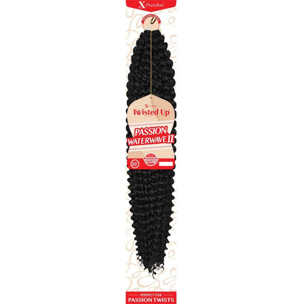 Outre X‑Pression Synthetic Crochet Hair – Passion Waterwave II 22″ - Image 4