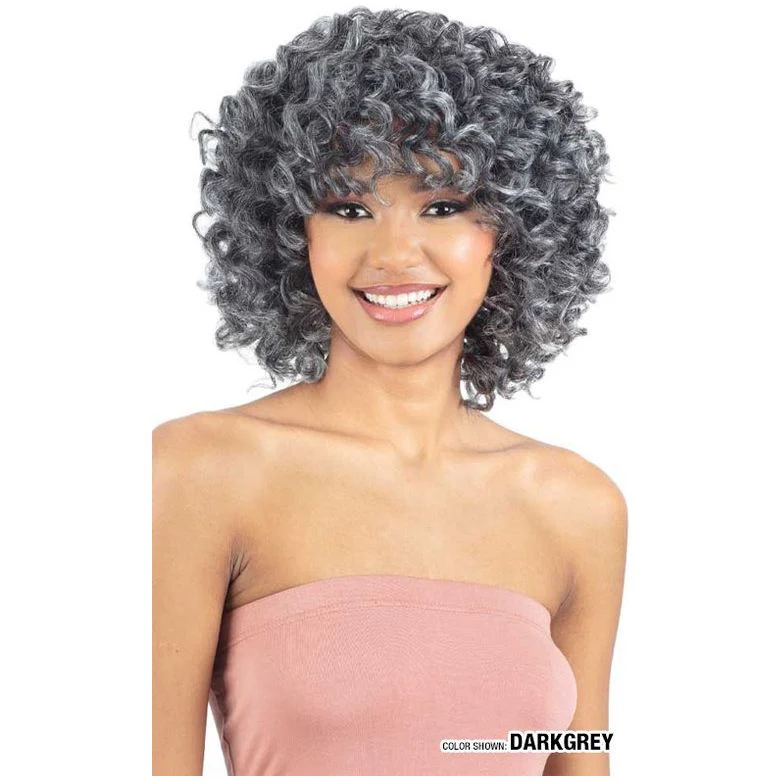 Shake-N-Go Natural Me Synthetic Full Wig - Deep Curl - Image 4